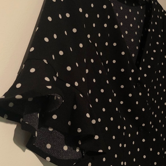 Polka dot flowy summer dress - Picture 4 of 4